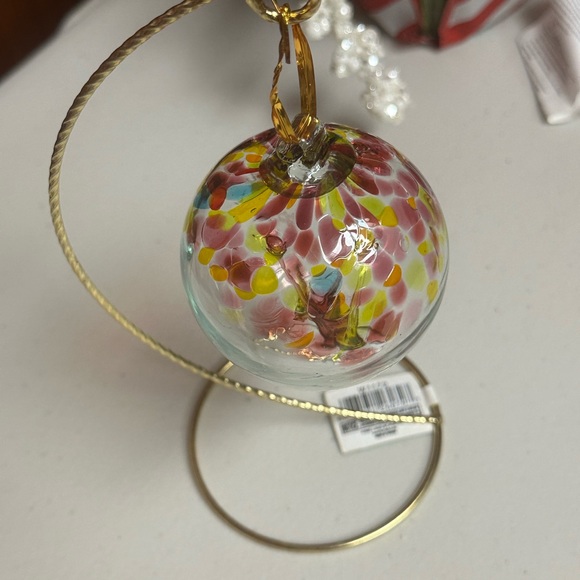 Tree of Gratitude Art Glass Ornament with Stand - Picture 2 of 15